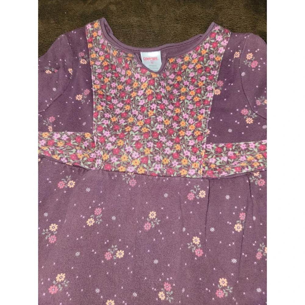 Gymboree vintage Peruvian‎ doll floral purple dress size 6